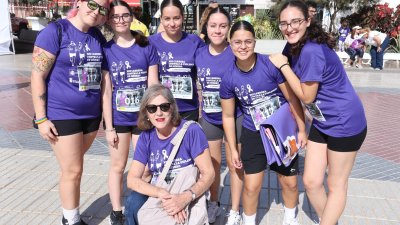 XIII Carrera Contra la Violencia de Género en Arrecife. Foto: La Voz