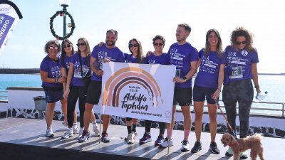 XIII Carrera Contra la Violencia de Género en Arrecife. Foto: La Voz