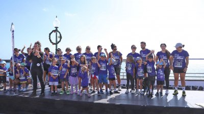 XIII Carrera Contra la Violencia de Género en Arrecife. Foto: La Voz