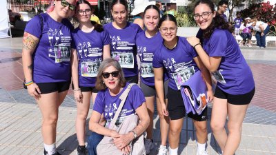 XIII Carrera Contra la Violencia de Género en Arrecife. Foto: La Voz