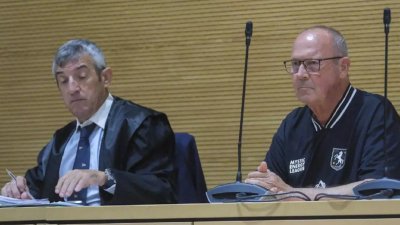 El acusado Manuel Esteban Montoro en el juicio. Foto: La Provincia.
