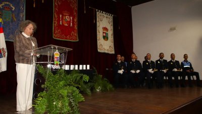 Homenaje de Yaiza a la primera policía de Lanzarote