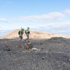Entrenamiento astrobiológico en Lanzarote de la Agencia Espacial Europea en 2022
