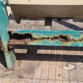 Marquesinas oxidadas
