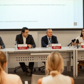 Rueda de prensa de Líneas Romero y Cámara de Comercio de Lanzarote y La Graciosa Premios Talento Sostenible 2024