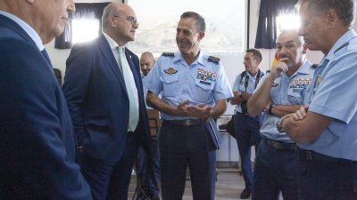 Inauguración del nuevo radar LRR en Peñas del Chache