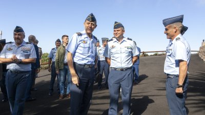 Inauguración del nuevo radar LRR en Peñas del Chache