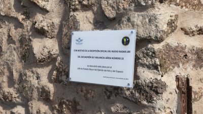 Inauguración del nuevo radar LRR en Peñas del Chache