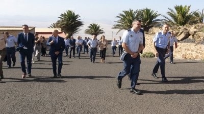 Inauguración del nuevo radar LRR en Peñas del Chache