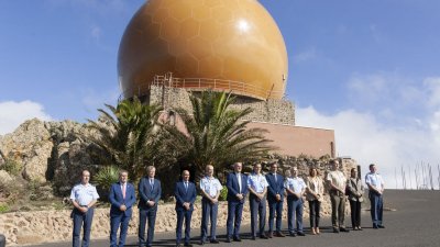 Inauguración del nuevo radar LRR en Peñas del Chache