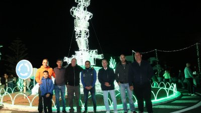 Belén y encendido de Tinajo. Fotos: La Voz.
