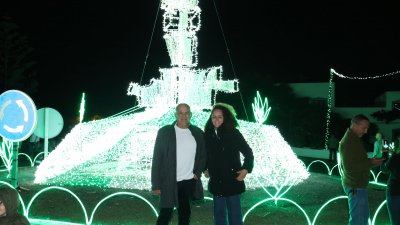 Belén y encendido de Tinajo. Fotos: La Voz.