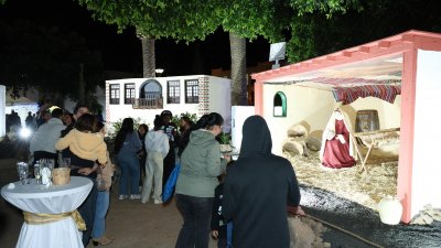 Belén y encendido de Tinajo. Fotos: La Voz.