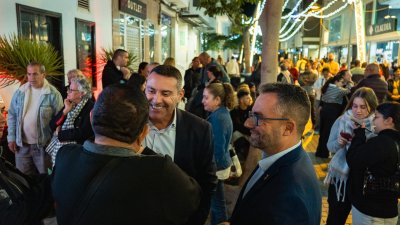 Inauguración del Belén de Arrecife en el Mercadillo. Fotos: Ayuntamiento de Arrecife.