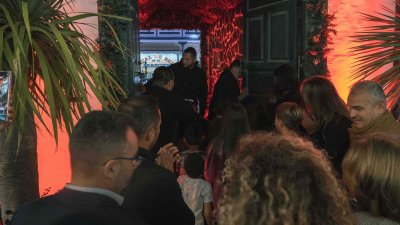 Inauguración del Belén de Arrecife en el Mercadillo. Fotos: Ayuntamiento de Arrecife.