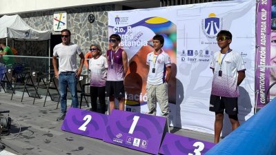 CN Nadamas. Cto Canarias Larga Distancia. Podio Infantil Masculino