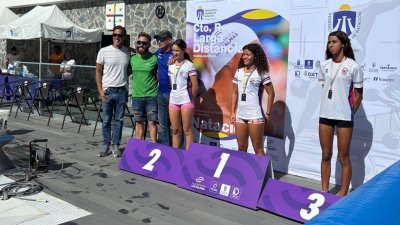 CN Nadamas. Cto Canarias Larga Distancia. Podio Infantil Femenino