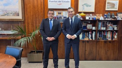 José Valle y Gustavo Santana en Madrid.
