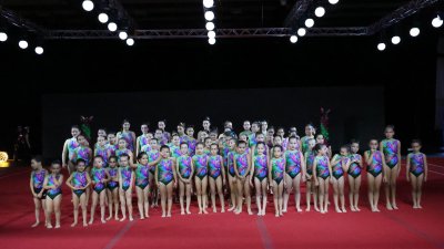 Festival de Gimnasia de Navidad. Foto: La Voz