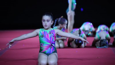 Festival de Gimnasia de Navidad. Foto: La Voz