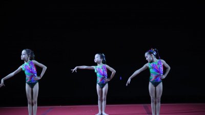 Festival de Gimnasia de Navidad. Foto: La Voz