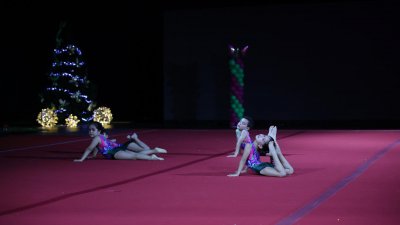 Festival de Gimnasia de Navidad. Foto: La Voz