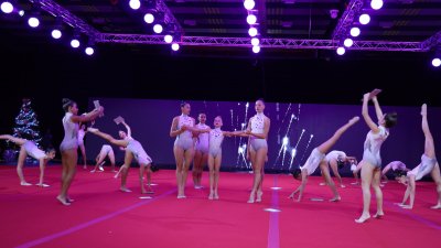 Festival de Gimnasia de Navidad. Foto: La Voz