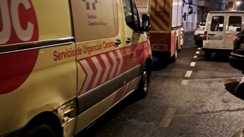 Rescate persona accidentada en su vivienda