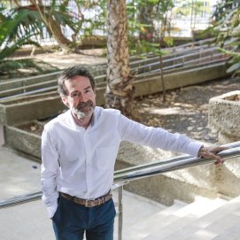 El director de la Escuela de Arte, Manuel Perdomo. Imagen: Juan Mateos.