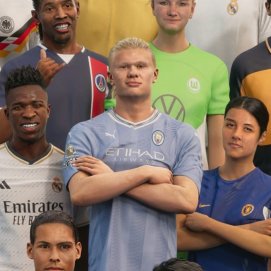 Jugadores de EA sports FC, (antiguo FIFA) desarrollado por Electronic Arts. Videojuegos