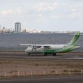 Binter plane in Lanzarote. Flights.