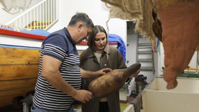Visita de Migdalia Machín a Los Buches