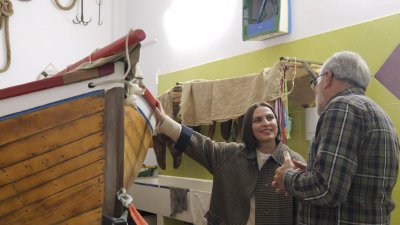 Visita de Migdalia Machín a Los Buches
