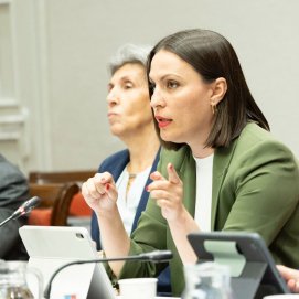 La consejera Migdalia Machín. Inversión Pública
