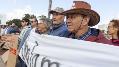 Protestas de pescadores en Lanzarote