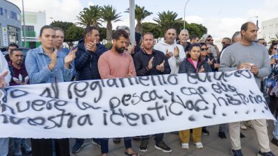 Protestas de pescadores en Lanzarote