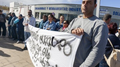 Protestas de pescadores en Lanzarote
