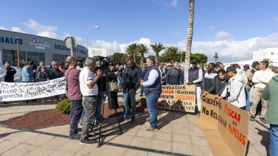 Protestas de pescadores en Lanzarote