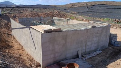 Viviendas sancionadas por construcciones en suelo rústico o protegido. Fotos: Cabildo de Lanzarote.