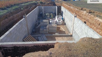 Viviendas sancionadas por construcciones en suelo rústico o protegido. Fotos: Cabildo de Lanzarote.