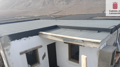 Viviendas sancionadas por construcciones en suelo rústico o protegido. Fotos: Cabildo de Lanzarote.