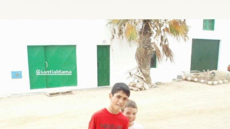 Santi Aldama y Pedro Luis Quevedo en La Graciosa