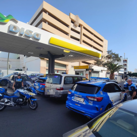 La furgoneta robada fue interceptada por el dispositivo de la Policía Local de Arrecife, que logró la detención del autor