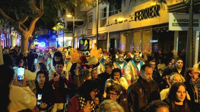 Los Tabletúos dan el pregón del Carnaval de Arrecife 2026. 