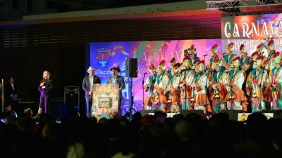 Los Tabletúos dan el pregón del Carnaval de Arrecife 2026. 