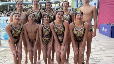 CD Pingüinos en el Campeonato Regional de Invierno de Natación Artística