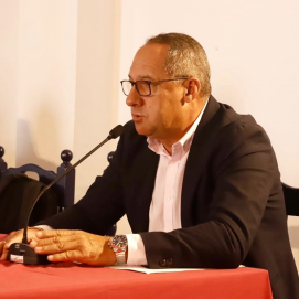 El consejero de Deportes, Juan Monzón