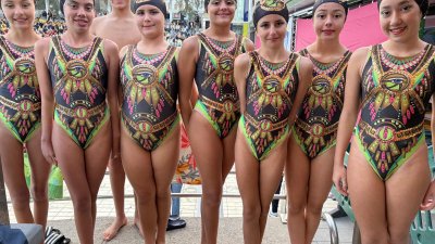 CD Pingüinos en el Campeonato Regional de Invierno de Natación Artística