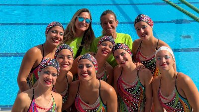 CD Pingüinos en el Campeonato Regional de Invierno de Natación Artística