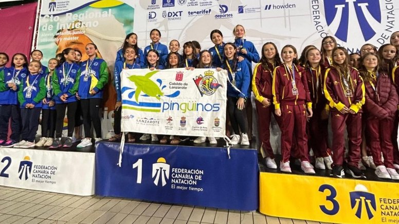 Podio de los alevines